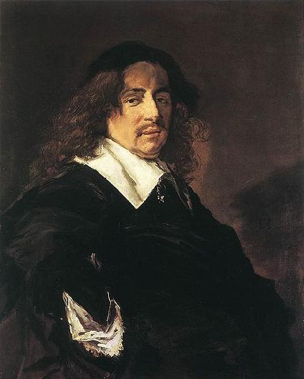 Frans Hals Portret van een man met lang haar en snor Sweden oil painting art
